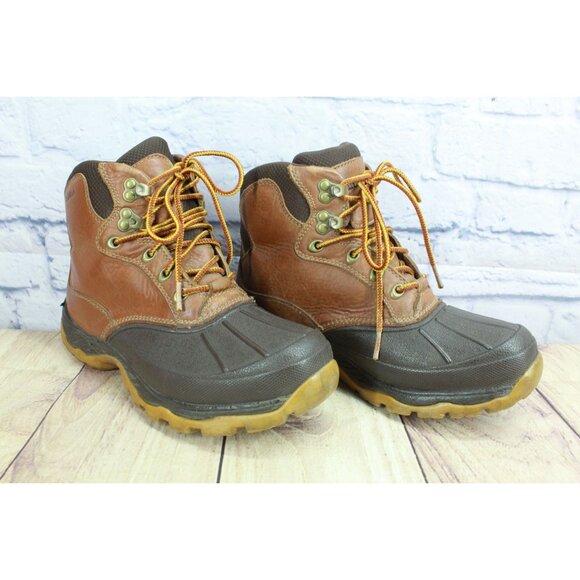 LL Bean Storm Chaser Hiking Primaloft Duck Boots Size 9 M - Picture 3 of 10